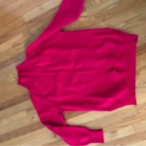 Maeve Anthropologie fuschia Turtleneck sweater